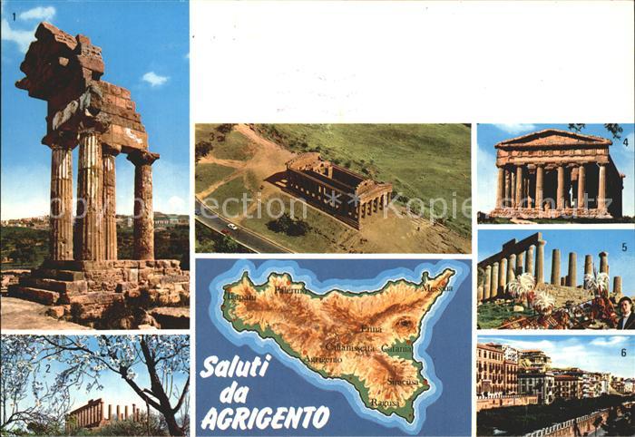 Agrigento Templo Tempel antike Staetten
