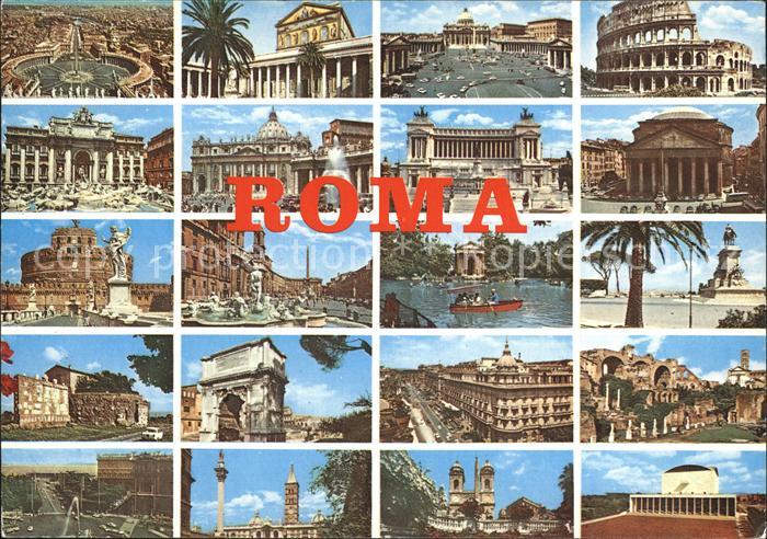 Roma Rom Sehenswuerdigkeiten der Stadt