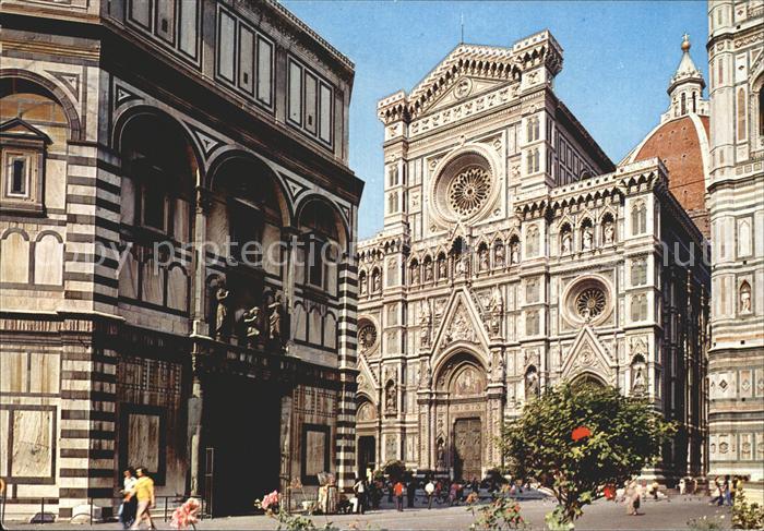 Firenze Florenz Duomo e Battistero Dom Taufkapelle