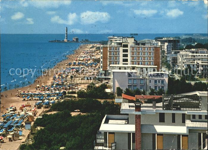 Lido di Jesolo Spiaggia e faro Strand Leuchtturm