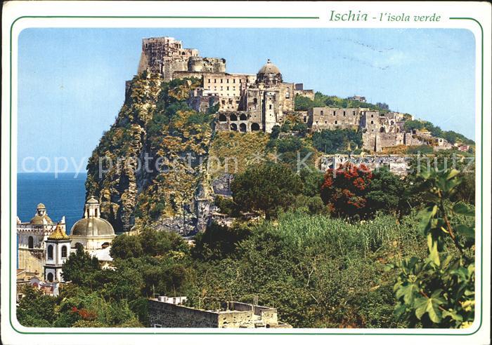 Isola d Ischia Castello Aragonese Aragonisches Schloss