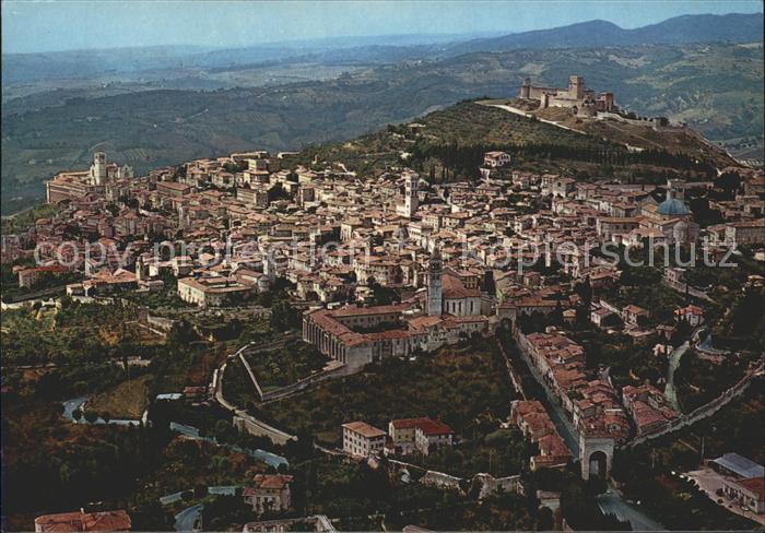 Assisi Umbria Panorama dall aereo