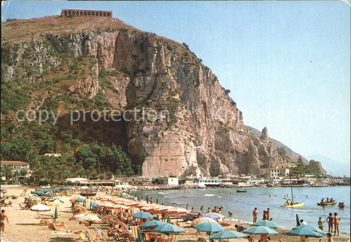 Terracina Spiaggetta e Monte Giove Strand Berg