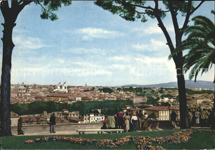 Roma Rom Veduta panoramica dal Gianicolo