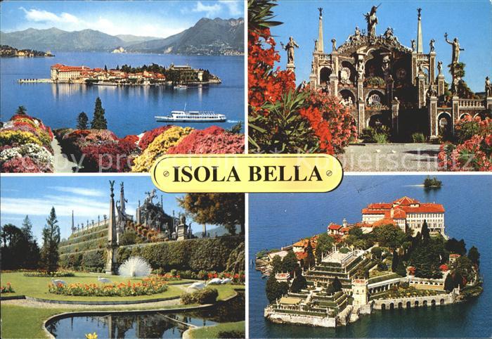 Isola Bella Lago Maggiore Panorama Palast Gartenterrasse