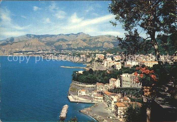Sorrento Campania Panorama Kueste