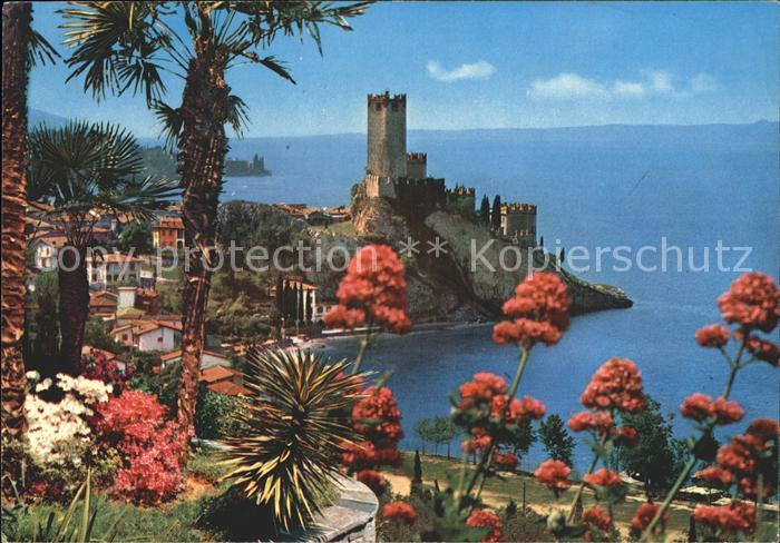 Malcesine Lago di Garda Castello Schloss Gardasee
