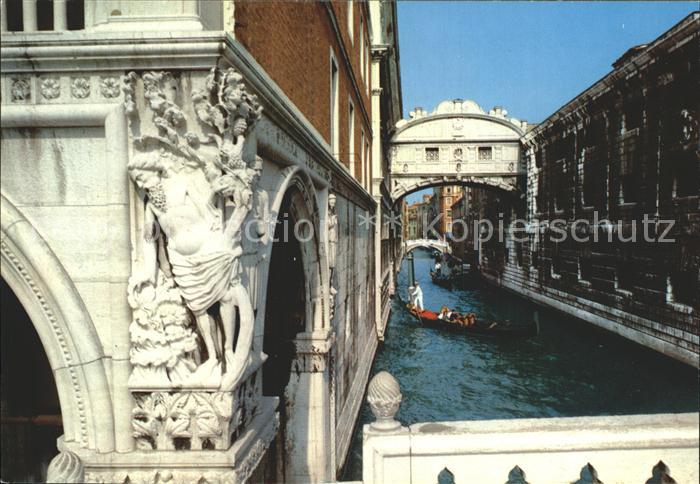 Venezia Venedig Ponte dei Sospiri Seufzerbruecke Kanal