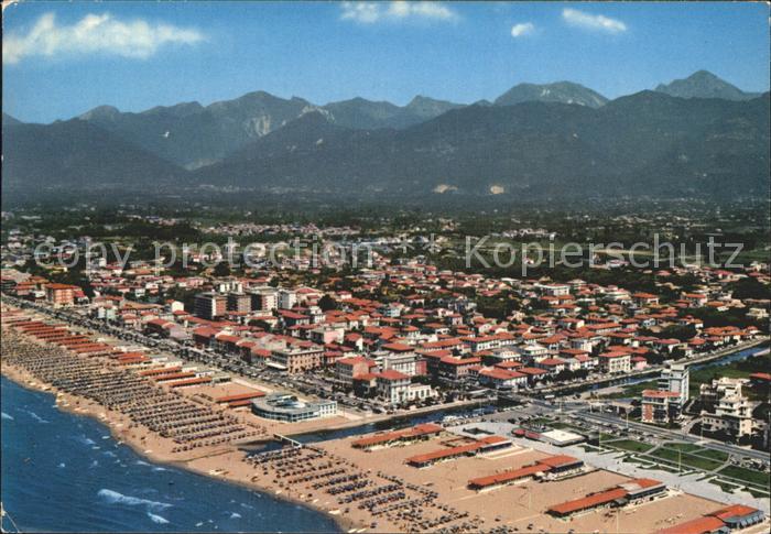 Lido di Camaiore Fliegeraufnahme Gebirge
