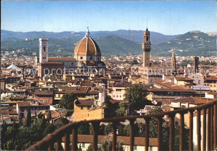 Firenze Florenz Panorama dal Giardino di Boboli Dom Palast