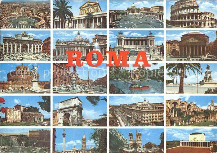 Rom Roma Sehenswuerdigkeiten der Stadt