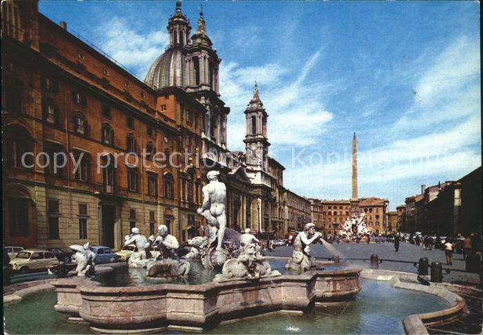 Roma Rom Piazza Navona Fontana