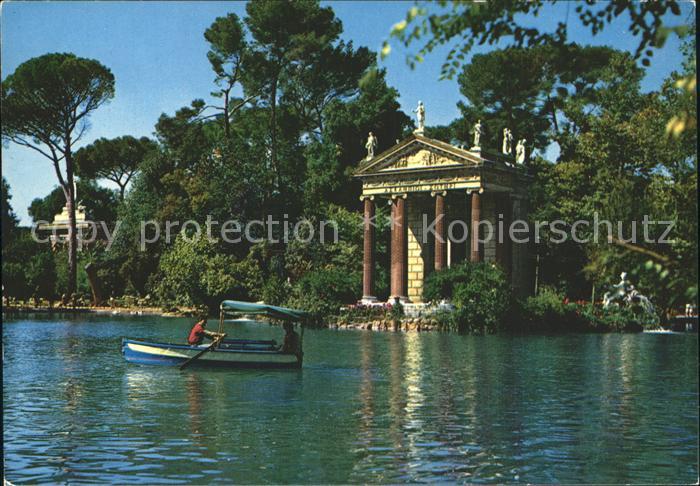 Roma Rom Villa Boghese Laghetto See