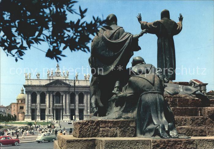 Roma Rom Basilica di San Giovanni Monumento San Francesco