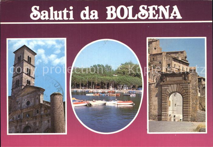 Bolsena Kirche Stadttor Burg Hafen