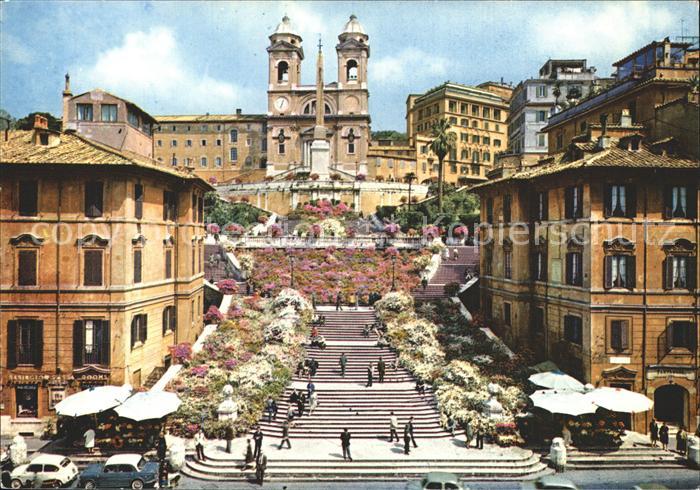 Roma Rom Piazza di Spagna Trinita dei Monti Spanischer Platz