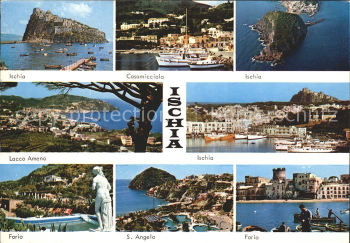 Ischia Hafenstaedte der Insel