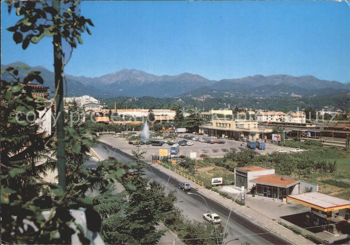 Biella Stazione e piazzale Bahnhof