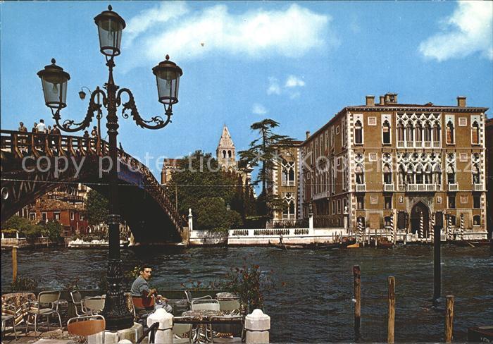 Venezia Venedig Canal Grande Ponte dell Accademia