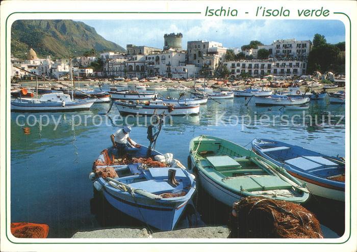 Forio d Ischia Dal molo Porto Hafen
