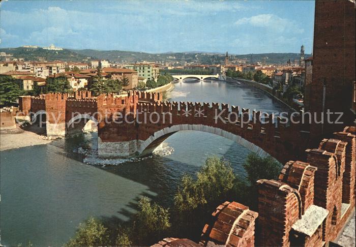 Verona Veneto Ponte Scaligero Bruecke