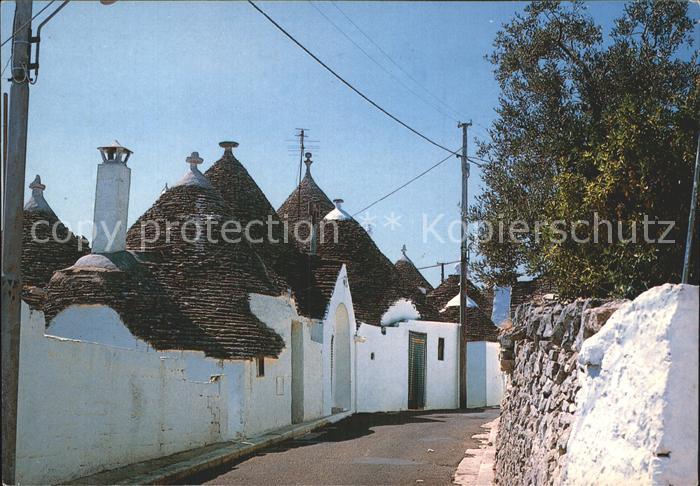 Alberobello Zona Monumentale Trulli Rundhaeuser