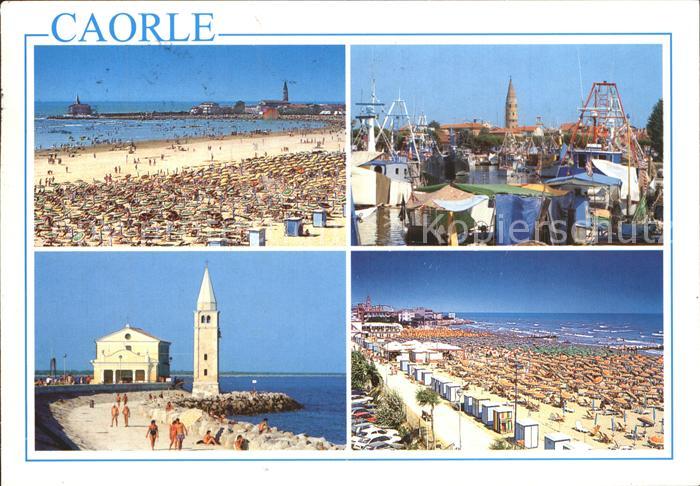 Caorle Venezia Strand Promenade Turm Hafen