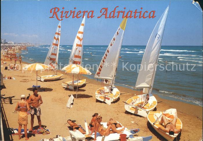 Riviera Adriatica Vita balneare Strandleben Segeln