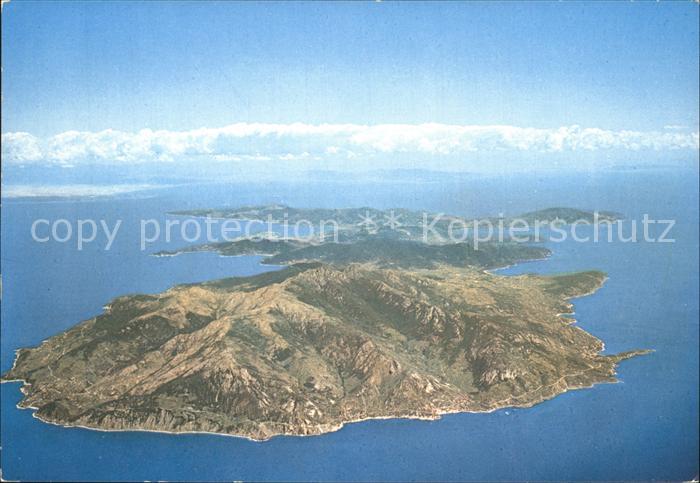 Isola d Elba Fliegeraufnahme