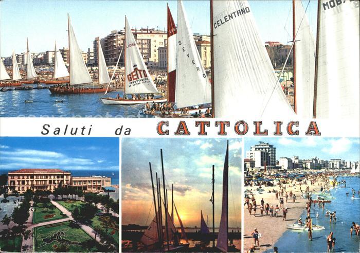 Cattolica Rimini Gite sul mare Piazza I Maggio Giardini Tramonto del sole Grandi