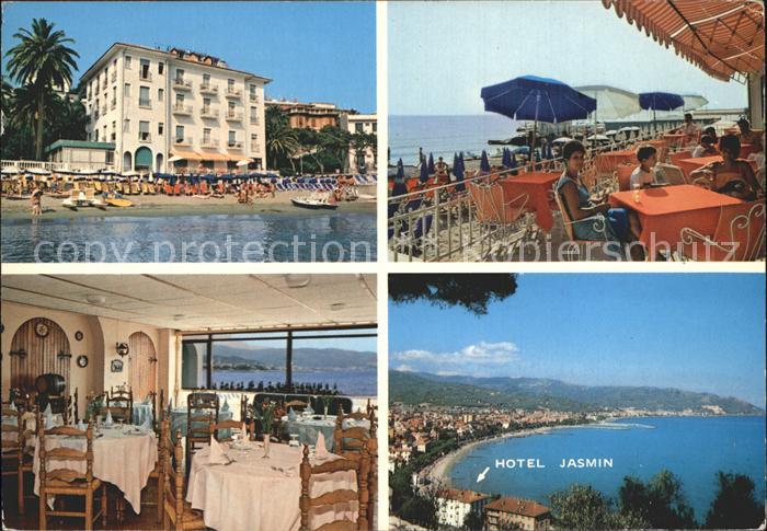 Diano Marina Hotel Jasmin Restaurant Terrasse Strand Riviera dei Fiori