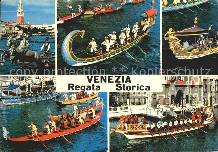 Venezia Venedig Regata Storica Historische Regatta Gondeln