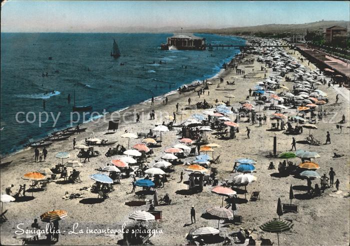 Senigallia Spiaggia Strand Seebruecke