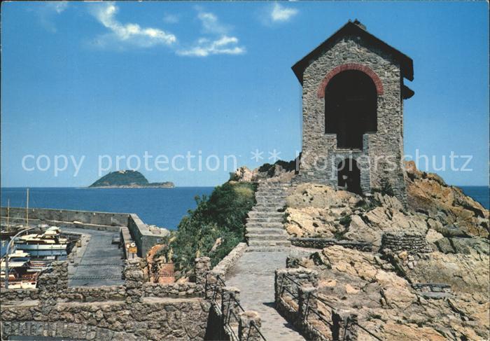 ALAssIO Savona Liguria IT Cappelletta isola Gallinara Kapelle Insel