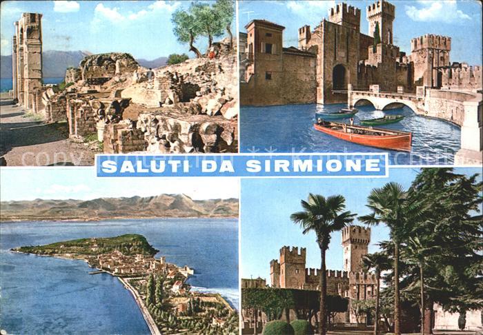 Sirmione Lago di Garda Ruinen Schloss Gardasee