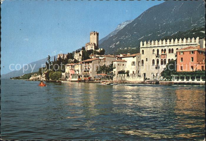 Malcesine Lago di Garda Ansicht vom Gardasee aus