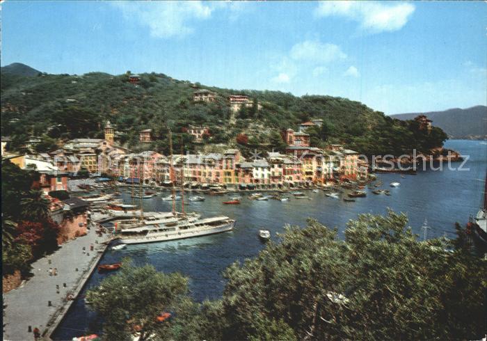 Portofino Liguria Panorama della Baia Porto Hafen Golfo del Tigullio