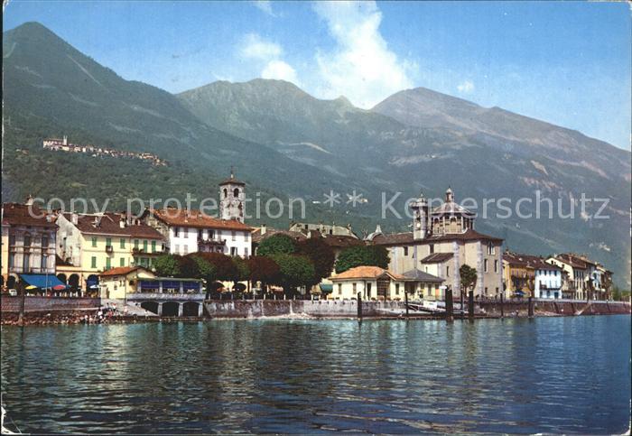 Cannobio Lago Maggiore Ansicht vom See aus
