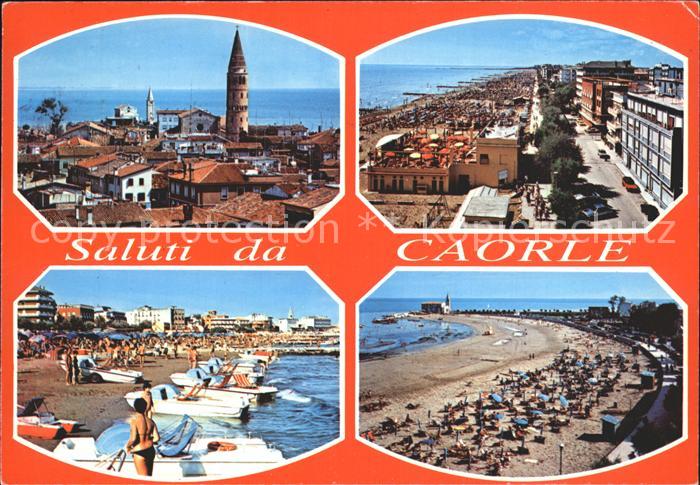 Caorle Venezia Teilansichten Strand Promenade