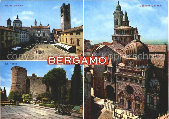Bergamo Piazza Vecchia Cappella Colleoni La Rocca