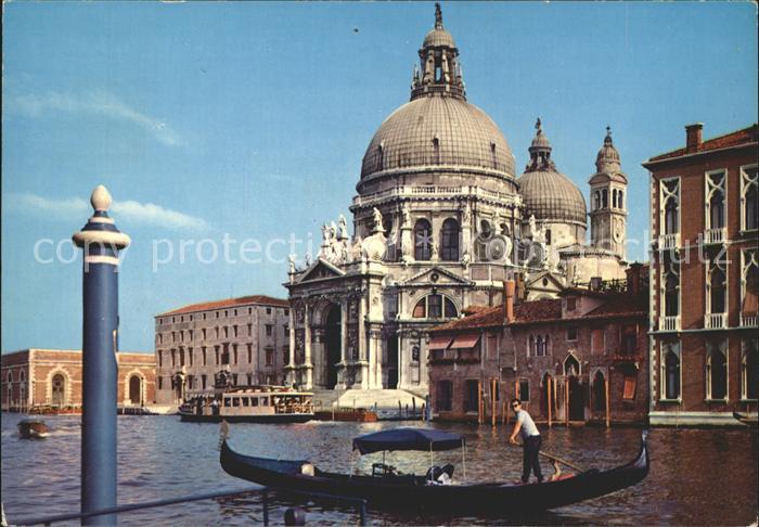 Venezia Venedig Chiesa della Salute Kirche Kanal Gondel