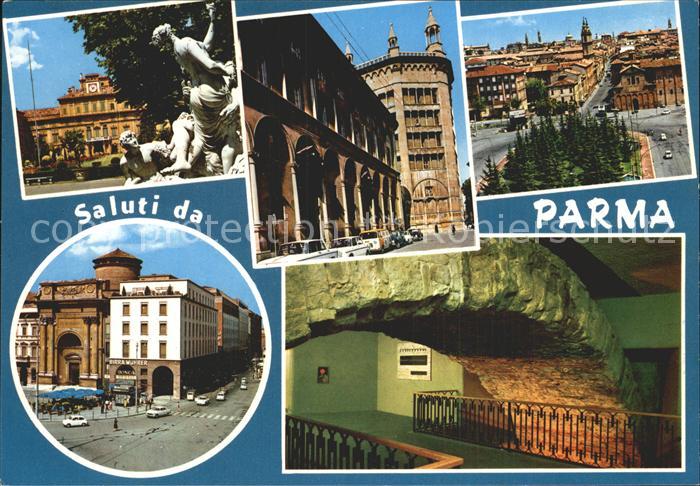 Parma Emilia-Romagna Teilansichten Gebaeude Skulptur