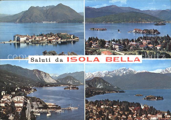 Isola Bella Lago Maggiore Panorama Insel Alpen