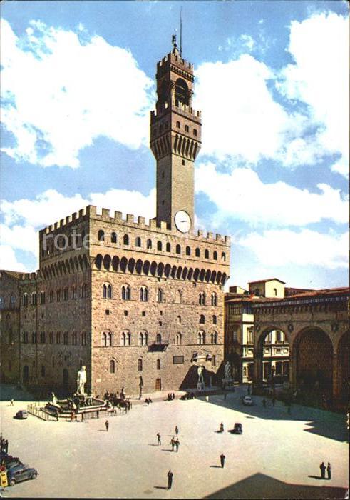 Firenze Florenz Palazzo della Signoria Monumento Palast Denkmal