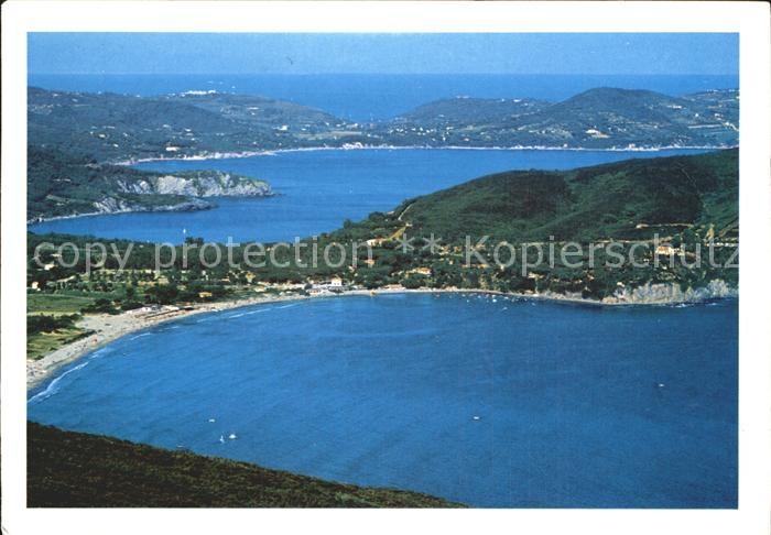 Isola d Elba Lacona Margitore Norsi Lido Fliegeraufnahme