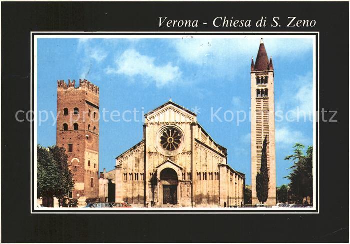 Verona Veneto Chiesa di San Zeno Kirche Turm
