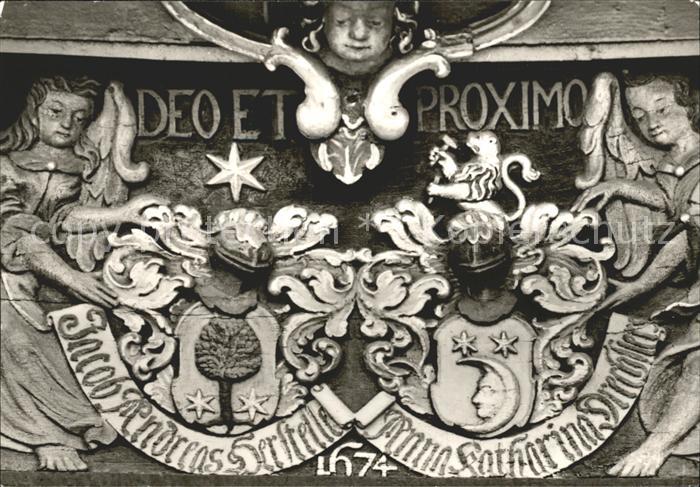 Clausthal-Zellerfeld Goslar Niedersachsen Wappen Bergapotheke genannt Fratzenapo