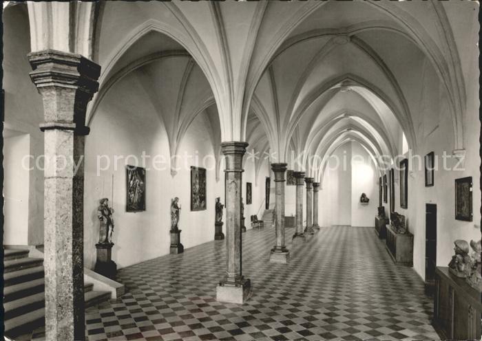BERCHTESGADEN Bayern Schloss fruehgotische Halle 14. Jhdt.