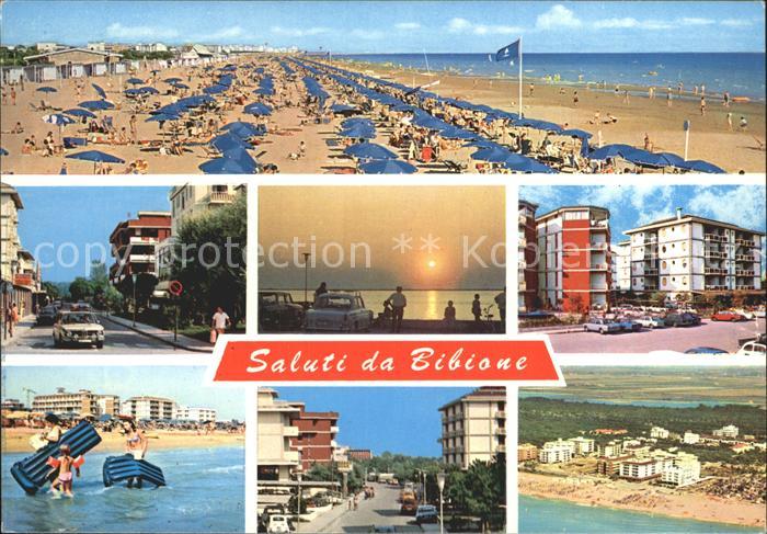 Bibione Spiaggia Tramonto a Pineda Lido del Sole Strand Sonnenuntergang