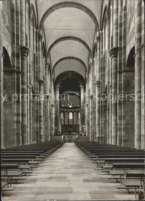 Speyer Rhein Mittelschiff im Kaiserdom